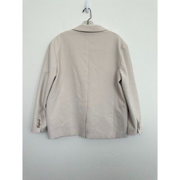 Babaton Atelier Aritzia Women's Oversized Single Breasted Blazer Cream Size 1 - Picture 8 of 10